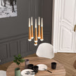 6-Light Chandelier, Brushed Gold Finish, 42W, 3000K, 2100LM, Dimmable, Chandelier Dining Light Living Room Lighting Kitchen Island Load image into Gallery viewer, 6-Light Chandelier, Brushed Gold Finish, 42W, 3000K, 2100LM, Dimmable, Chandelier Dining Light Living Room Lighting Kitchen Island