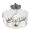 Semi Flush Mount Ceiling Lights, 2-Lights E26 Base, Round, UL Listed for Damp Location, 3 Years Warranty Load image into Gallery viewer, Semi Flush Mount Ceiling Lights, 2-Lights E26 Base, Round, UL Listed for Damp Location, 3 Years Warranty