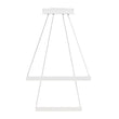 Modern Two-Tier Square Chandelier Lighting, 54W, 3000K, 3016LM, Dimension : 19.7''L×19.7''W×55''H Load image into Gallery viewer, Modern Two-Tier Square Chandelier Lighting, 54W, 3000K, 3016LM, Dimension : 19.7''L×19.7''W×55''H