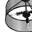 Semi Flush Mount Ceiling Lights, Drum Shape, Steel Cage Matte Black Finish, E26 Base, UL Listed, 3 Years Warranty Load image into Gallery viewer, Semi Flush Mount Ceiling Lights, Drum Shape, Steel Cage Matte Black Finish, E26 Base, UL Listed, 3 Years Warranty