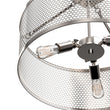 Semi Flush Mount Ceiling Lights, Drum Shape, Steel Cage Matte Black Finish, E26 Base, UL Listed, 3 Years Warranty Load image into Gallery viewer, Semi Flush Mount Ceiling Lights, Drum Shape, Steel Cage Matte Black Finish, E26 Base, UL Listed, 3 Years Warranty