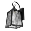 12W LED Outdoor Wall Lantern Fixture with Water Glass Shade, 4000K (Cool White), Dimmable, ETL Listed Load image into Gallery viewer, 12W LED Outdoor Wall Lantern Fixture with Water Glass Shade, 4000K (Cool White), Dimmable, ETL Listed