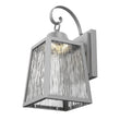 12W LED Outdoor Wall Lantern Fixture with Water Glass Shade, 4000K (Cool White), Dimmable, ETL Listed Load image into Gallery viewer, 12W LED Outdoor Wall Lantern Fixture with Water Glass Shade, 4000K (Cool White), Dimmable, ETL Listed