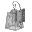12W LED Outdoor Wall Lantern Fixture with Water Glass Shade, 4000K (Cool White), Dimmable, ETL Listed Load image into Gallery viewer, 12W LED Outdoor Wall Lantern Fixture with Water Glass Shade, 4000K (Cool White), Dimmable, ETL Listed