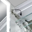 LED Lighted Bathroom Medicine Cabinet with Outlet, Double Sided Mirror, On/Off Switch, ETL, RoHS Listed, 90+ CRI, Surface Mount, Medicine Cabinet with LED Mirror, Benign Style Load image into Gallery viewer, LED Lighted Bathroom Medicine Cabinet with Outlet, Double Sided Mirror, On/Off Switch, ETL, RoHS Listed, 90+ CRI, Surface Mount, Medicine Cabinet with LED Mirror, Benign Style