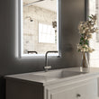 Frontlit/Backlit LED Lighted Bathroom Vanity Mirror with Frame, Anti-Fog, Touch Button, CRI 90+, Adjustable CCT & Memory, Magnum Style Load image into Gallery viewer, Frontlit/Backlit LED Lighted Bathroom Vanity Mirror with Frame, Anti-Fog, Touch Button, CRI 90+, Adjustable CCT & Memory, Magnum Style