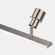 LED Track Lighting, Brushed Nickel Finish, Dimmable, 3000K, Flush Mount Spotlight Ceiling, Directional Ceiling Light for Dining Room, Bedroom, Office Load image into Gallery viewer, LED Track Lighting, Brushed Nickel Finish, Dimmable, 3000K, Flush Mount Spotlight Ceiling, Directional Ceiling Light for Dining Room, Bedroom, Office