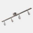 LED Track Lighting, Brushed Nickel Finish, Dimmable, 3000K, Flush Mount Spotlight Ceiling, Directional Ceiling Light for Dining Room, Bedroom, Office Load image into Gallery viewer, LED Track Lighting, Brushed Nickel Finish, Dimmable, 3000K, Flush Mount Spotlight Ceiling, Directional Ceiling Light for Dining Room, Bedroom, Office