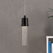 8W Dimmable LED Pendant Ceiling Light, 3000K (Warm White), Seedy Glass Shade, Dimmable, 400 Lumens, ETL Listed Load image into Gallery viewer, 8W Dimmable LED Pendant Ceiling Light, 3000K (Warm White), Seedy Glass Shade, Dimmable, 400 Lumens, ETL Listed