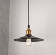 Industrial Style Matte Black Pendant Light Fixture, E26 Base, Antique Brass and Matte Black Finish, UL Listed Load image into Gallery viewer, Industrial Style Matte Black Pendant Light Fixture, E26 Base, Antique Brass and Matte Black Finish, UL Listed