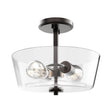 Semi Flush Mount Ceiling Lights, 2-Lights E26 Base, Round, UL Listed for Damp Location, 3 Years Warranty Load image into Gallery viewer, Semi Flush Mount Ceiling Lights, 2-Lights E26 Base, Round, UL Listed for Damp Location, 3 Years Warranty