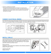 Bathroom Exhaust Fan, 50 CFM, 2.5 Sones, ETL Listed, Ceiling Mounted Load image into Gallery viewer, Bathroom Exhaust Fan, 50 CFM, 2.5 Sones, ETL Listed, Ceiling Mounted