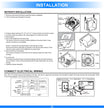 Ultra Quiet Bathroom Exhaust Fan w/ LED Light 4000K, 1000LM, 100 CFM, 0.8 Sones, Ceiling/Wall Mounted Load image into Gallery viewer, Ultra Quiet Bathroom Exhaust Fan w/ LED Light 4000K, 1000LM, 100 CFM, 0.8 Sones, Ceiling/Wall Mounted