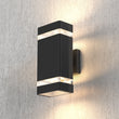 LED Up & Down Wall Lights Outdoor, Square, 2x6W, AC100- 277V, Waterproof Wall Sconce in 2 Lights, ETL-Listed, 80-90 Lumens/W Load image into Gallery viewer, LED Up & Down Wall Lights Outdoor, Square, 2x6W, AC100- 277V, Waterproof Wall Sconce in 2 Lights, ETL-Listed, 80-90 Lumens/W