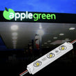 LED Modules for Signs, SMD 2835, Green, For Letter Sign Advertising Signs/Backlighting/Display Lighting, IP65, 3LEDs/Mod, DC12V, 0.72W, 40-Pack Load image into Gallery viewer, LED Modules for Signs, SMD 2835, Green, For Letter Sign Advertising Signs/Backlighting/Display Lighting, IP65, 3LEDs/Mod, DC12V, 0.72W, 40-Pack