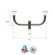 Bullhorn 2 Arms 180 Degree - LEDMyplace Load image into Gallery viewer, Bullhorn 2 Arms 180 Degree - LEDMyplace