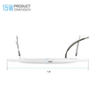 5 in. and 6 in. LED Recessed Lighting, Surface Mount Disk Light, Round, 15W, Triac Dimming, ETL, Energy Star Listed, For Family Room, Kitchens, Hallways, Basement Load image into Gallery viewer, 5 in. and 6 in. LED Recessed Lighting, Surface Mount Disk Light, Round, 15W, Triac Dimming, ETL, Energy Star Listed, For Family Room, Kitchens, Hallways, Basement