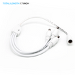 Compact Power Supply 1 to 3 Splitter Cable Load image into Gallery viewer, Compact Power Supply 1 to 3 Splitter Cable