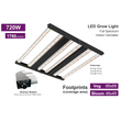 720W Full Spectrum Grow Lamps, 6 Bars, 2.7 μmol/j, Dimmable, Smart Control System LED Grow Light With Optic Lens Load image into Gallery viewer, 720W Full Spectrum Grow Lamps, 6 Bars, 2.7 μmol/j, Dimmable, Smart Control System LED Grow Light With Optic Lens