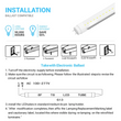 Hybrid T8 4ft LED Tube/Bulb - 22w/20w/18w/15w/12w/10w Wattage Adjustable, 130lm/w, 3000k/3500k/4000k/5000k/ 6000k/6500k CCT Changeable, Clear, Base G13, Single End/Double End Power - Ballast Compatible or Bypass Load image into Gallery viewer, Hybrid T8 4ft LED Tube/Bulb - 22w/20w/18w/15w/12w/10w Wattage Adjustable, 130lm/w, 3000k/3500k/4000k/5000k/ 6000k/6500k CCT Changeable, Clear, Base G13, Single End/Double End Power - Ballast Compatible or Bypass