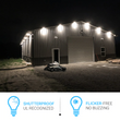 LED Barn Light w/ 3-pin NEMA Photocell, 72/96/120 Wattage Adjustable & 3000K/4000K/5000K CCT Tunable, 120-277V, Dusk to Dawn IP65 Waterproof Load image into Gallery viewer, LED Barn Light w/ 3-pin NEMA Photocell, 72/96/120 Wattage Adjustable & 3000K/4000K/5000K CCT Tunable, 120-277V, Dusk to Dawn IP65 Waterproof