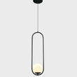 1-Light, Single Bell Pendant Chandelier, 9W, 3000K, Matte Black Body Finish, Dimmable Load image into Gallery viewer, 1-Light, Single Bell Pendant Chandelier, 9W, 3000K, Matte Black Body Finish, Dimmable