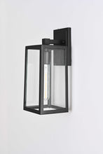 Load image into Gallery viewer, 1-Light, Wall Mount Light with Clear Glass, Black, Wall Lamp for Outside House