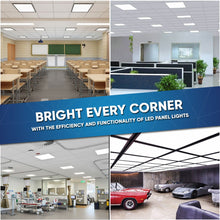 Load image into Gallery viewer, 1 - ft x 4 - ft LED Panel Light 20/30/40 Watt Adjustable, 4000K/5000K/6500K CCT Changeable, Dip Switch, 0 - 10V Dim, 120 - 277V, ETL, DLC 5.1, Recessed Back - lit Fixture - LEDMyPlace