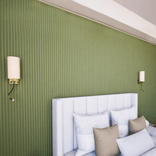 Load image into Gallery viewer, 1 - Light, Acrylic Shade Indoor Wall Sconce Light with 1 Switch, 1usb &amp; 1outlet, Brushed Nickel Finish, Bedside Wall Lights w/ 1W LED Reading Lamp, for Bedroom Living Room Hotels - LEDMyPlace