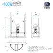 Load image into Gallery viewer, 1 - Light, Decorative ARC Wall Sconce Fixture, Brushed Nickel Finish with White glass shade, Dim: 9" W x 12"H x 5"E, Hallway Light Fixtures - LEDMyPlace