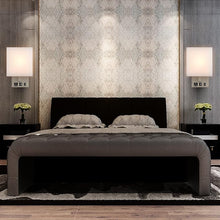 Load image into Gallery viewer, 1 - Light, Decorative Wall Sconces Light with 1 Switch, 1 USB, 1 Type C &amp; 1 Outlet, Satin Nickel Finish w/ White shade, Wall Mounted Lamps for Home Hotel Corridor Restaurant - LEDMyPlace