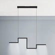 Load image into Gallery viewer, 1 - Light, LED Linear Chandelier Light Fixture In Matte black Body Finish, 23W, 3000K, 1150LM Dimmable, 39.4''×1.3''×71'' (Dimension) - LEDMyPlace