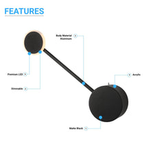 Load image into Gallery viewer, 1 - Light, LED Wall Sconce Light 3W, 3000K, 150LM, Integrated LED Light Combination, 120V Dimmable, Black Matte Body Finish - LEDMyPlace