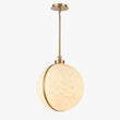 Load image into Gallery viewer, 1 Light Mini Pendant Brass finish Hardware with Faux Alabaster, Pendant Lighting, E26 Base - LEDMyPlace