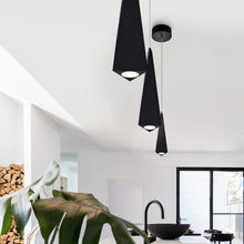 Load image into Gallery viewer, 1 - Light, Modern LED Three Dimensional Triangle Geometric Chandeliers, 6W, 3000K, 462LM, Dimmable - LEDMyPlace