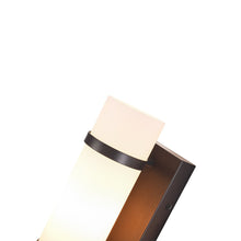 Load image into Gallery viewer, 1 - Light, Oil Rubbed Bronze/Satin Nickel Finish Wall Sconce with White Glass shade, Wall Mounted Lamps for Home Hotel Corridor Restaurant - LEDMyPlace