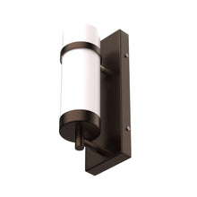 Load image into Gallery viewer, 1 - Light, Oil Rubbed Bronze/Satin Nickel Finish Wall Sconce with White Glass shade, Wall Mounted Lamps for Home Hotel Corridor Restaurant - LEDMyPlace