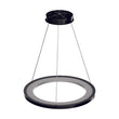Load image into Gallery viewer, 1 - Ring LED Pendant Light, 35W, 3000K - 6500K, 966LM, Dimmable, Matte Black Body Finish, Diameter 23.6''×71'' - LEDMyPlace