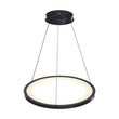Load image into Gallery viewer, 1 - Ring LED Pendant Light, 35W, 3000K - 6500K, 966LM, Dimmable, Matte Black Body Finish, Diameter 23.6''×71'' - LEDMyPlace