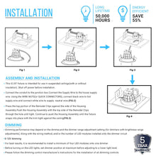 Load image into Gallery viewer, 10 Inch Commercial LED Recessed Lighting, 40W, 3000LM, 5000K Daylight Recessed Lighting w/Junction Box, Dimmable, ETL, Energy Star Listed - LEDMyPlace