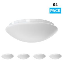 Load image into Gallery viewer, 10.5 Inch Mushroom Shape LED Flush Mount Ceiling Light - 12.5 Watt, 1050 Lumens - Dimmable - Round Ceiling Light