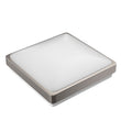 Load image into Gallery viewer, 11 in. Square Single Ring Flush Mount Ceiling Light, 1050LM, Power 15W, AC120V, 4000K Dimmable Brushed Nickel, Hallway Light Fixture - LEDMyPlace
