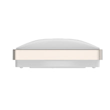 Load image into Gallery viewer, 11 in. Square Single Ring Flush Mount Ceiling Light, 1050LM, Power 15W, AC120V, 4000K Dimmable Brushed Nickel, Hallway Light Fixture - LEDMyPlace