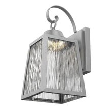 Load image into Gallery viewer, 12W LED Outdoor Wall Lantern Fixture with Water Glass Shade, 4000K (Cool White), Dimmable, ETL Listed - LEDMyPlace