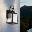 Load image into Gallery viewer, 12W LED Outdoor Wall Lantern Fixture with Water Glass Shade, 4000K (Cool White), Dimmable, ETL Listed - LEDMyPlace