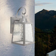 Load image into Gallery viewer, 12W LED Outdoor Wall Lantern Fixture with Water Glass Shade, 4000K (Cool White), Dimmable, ETL Listed - LEDMyPlace