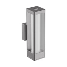 Load image into Gallery viewer, 12W Modern LED Outdoor Wall Sconce Light, Silver Finish, Dimmable, ETL Listed - Wet Location - LEDMyPlace