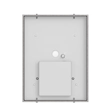 Load image into Gallery viewer, 12W Rectangle Shape LED Outdoor Wall Sconce, Painted Silver Finish, White Acrylic Shade, ETL Listed - LEDMyPlace