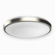 Load image into Gallery viewer, 14 in. Round Brushed Nickel Dimmable Flush Mount Ceiling Light, Single Ring - 1750 Lumens - Power - 25W - 3 Color Switchable (3000K/4000K/5000K) - LEDMyPlace