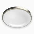 Load image into Gallery viewer, 14 in. Round Brushed Nickel Dimmable Flush Mount Ceiling Light, Single Ring - 1750 Lumens - Power - 25W - 3 Color Switchable (3000K/4000K/5000K) - LEDMyPlace